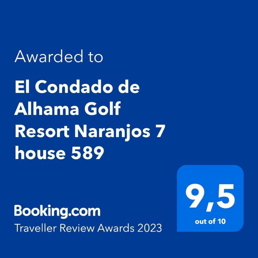 El Condado de Alhama Golf Resort Naranjos 7 house 589 Alhama de Múrcia Exterior foto